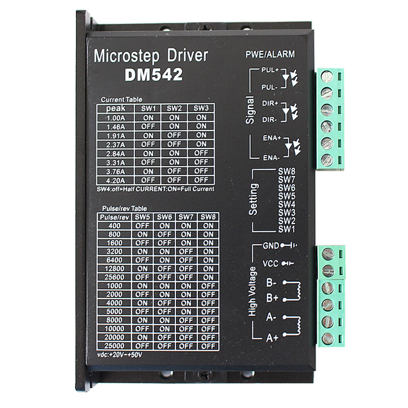 DSP數(shù)字式57 86步進(jìn)電機(jī)驅(qū)動(dòng)器 128細(xì)分替代M542/2M542   DM542標(biāo)準(zhǔn)版  高壓版
